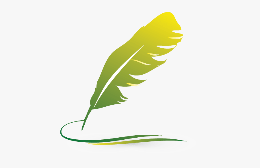 Feather Pen Logo Design, Transparent Clipart