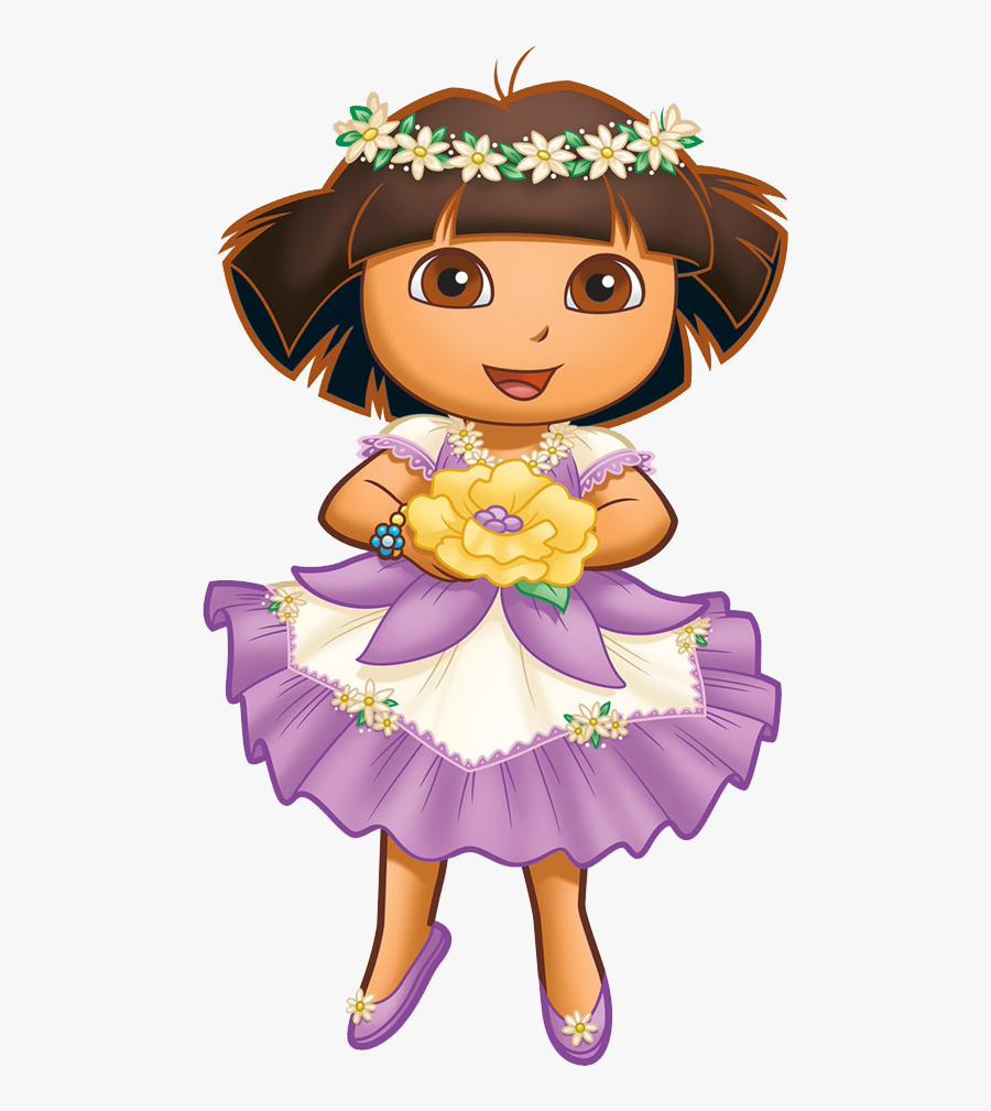 Templates Cliparts And More Dora The Explorer Items - Dora In A Dress, Transparent Clipart