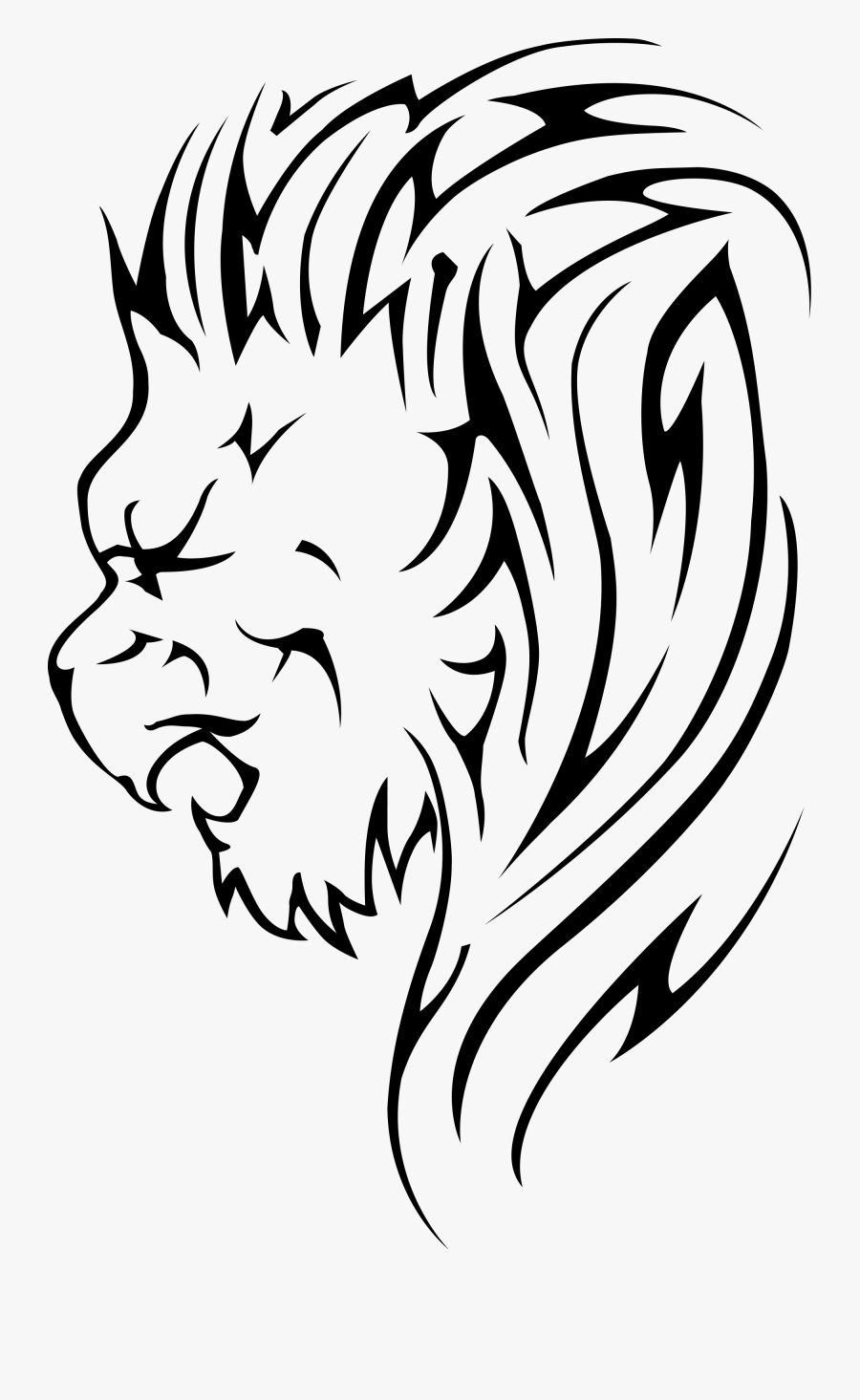 Filelion Vector By Vectorportal - Transparent Background Lion Logo Png, Transparent Clipart