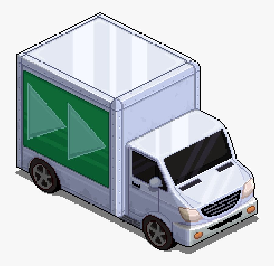 Pewdiepie Tuber Sim Delivery Truck, Transparent Clipart