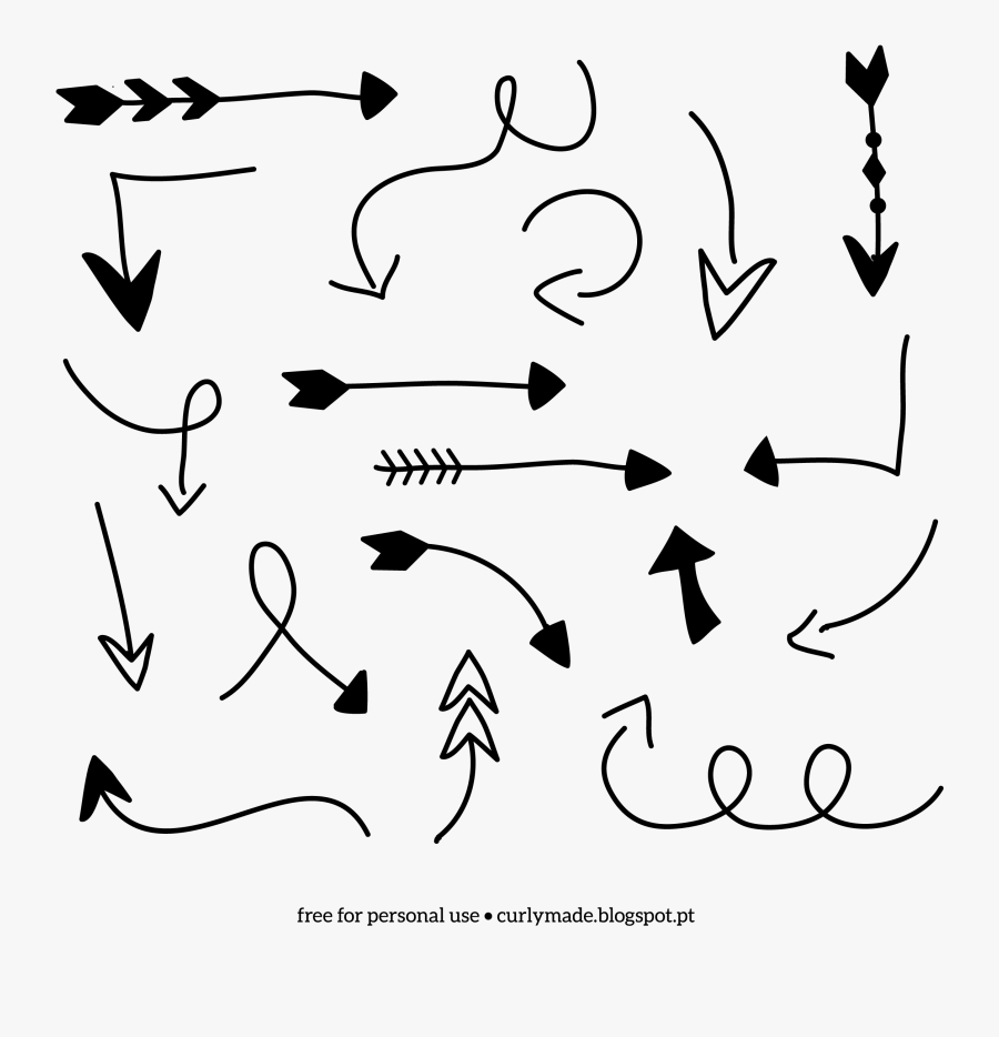 Fun Arrows To Draw, Transparent Clipart