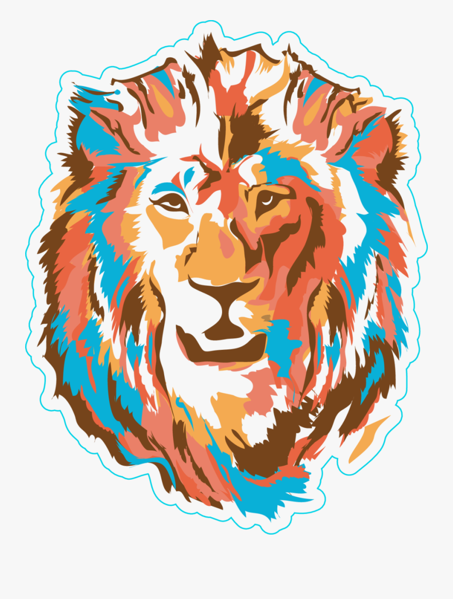 Transparent Lion Face Clipart - Masai Lion, Transparent Clipart
