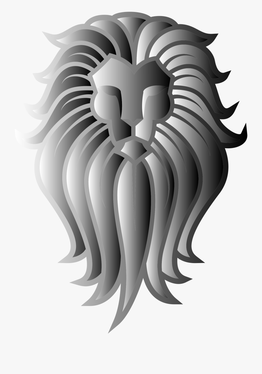Lion With Crown Clipart - Lion Face Color, Transparent Clipart