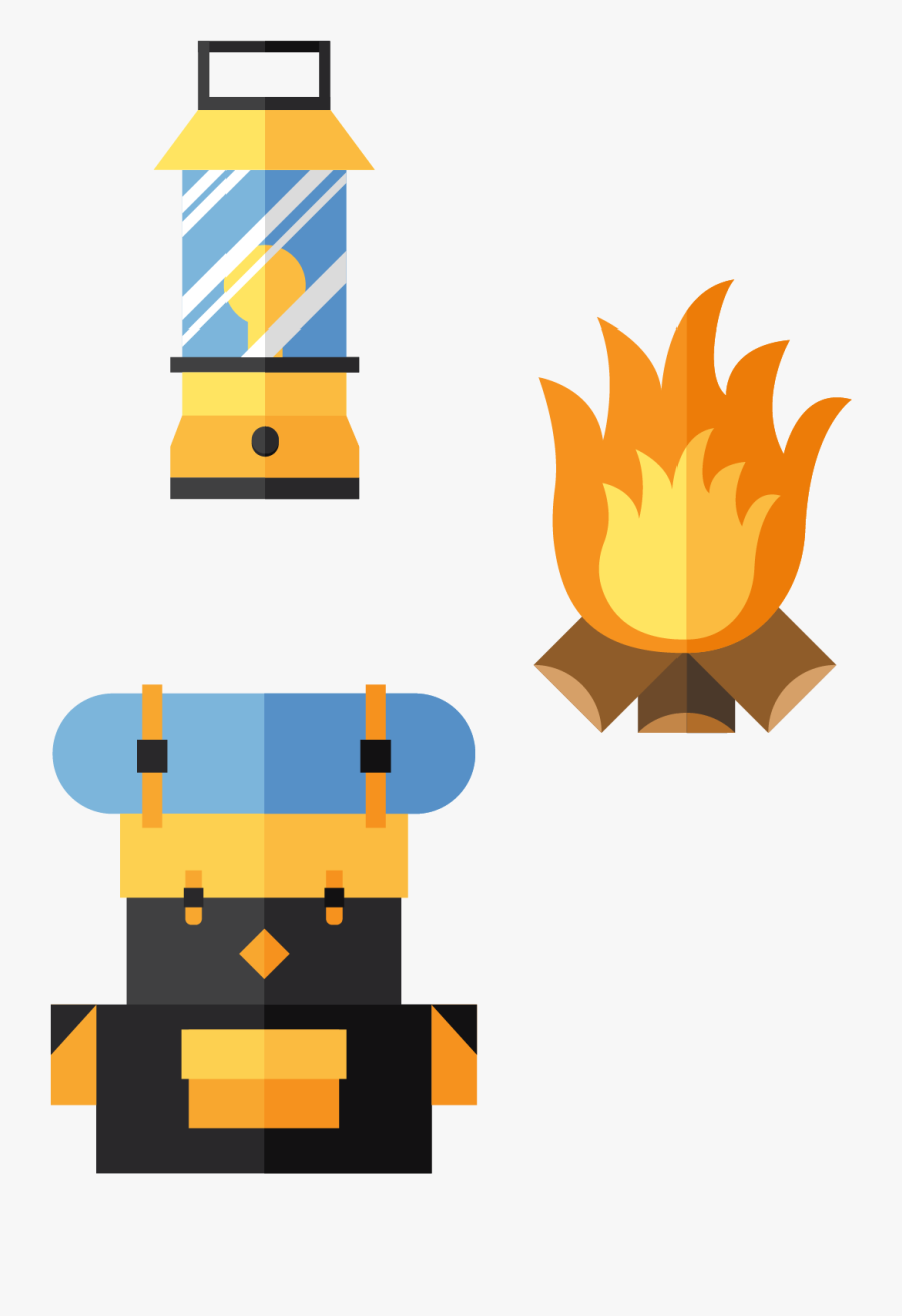 Camping Baggage Icon - Survival Backpack Icon, Transparent Clipart