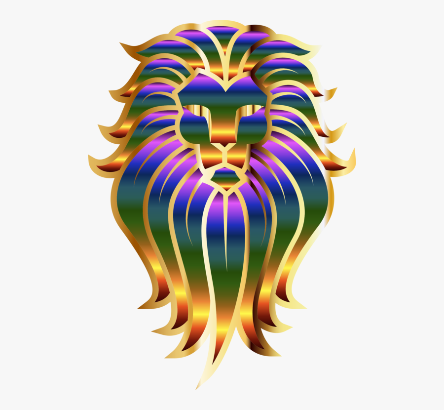 Art,graphic Design,fictional Character - Tattoo Lion, Transparent Clipart