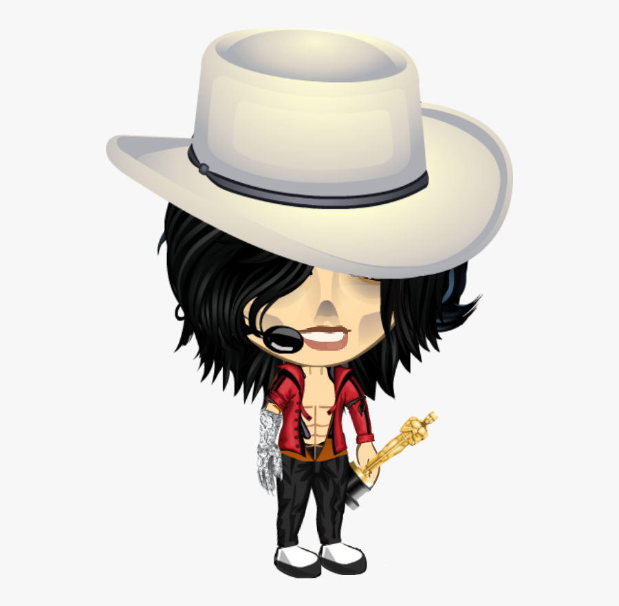 Fedora Clipart Hat Michael Jackson - Michael Jackson Yoworld, Transparent Clipart