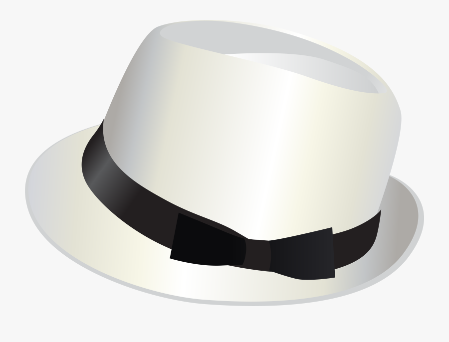 Fedora Clipart Clip Art - White Fedora Hat Png, Transparent Clipart