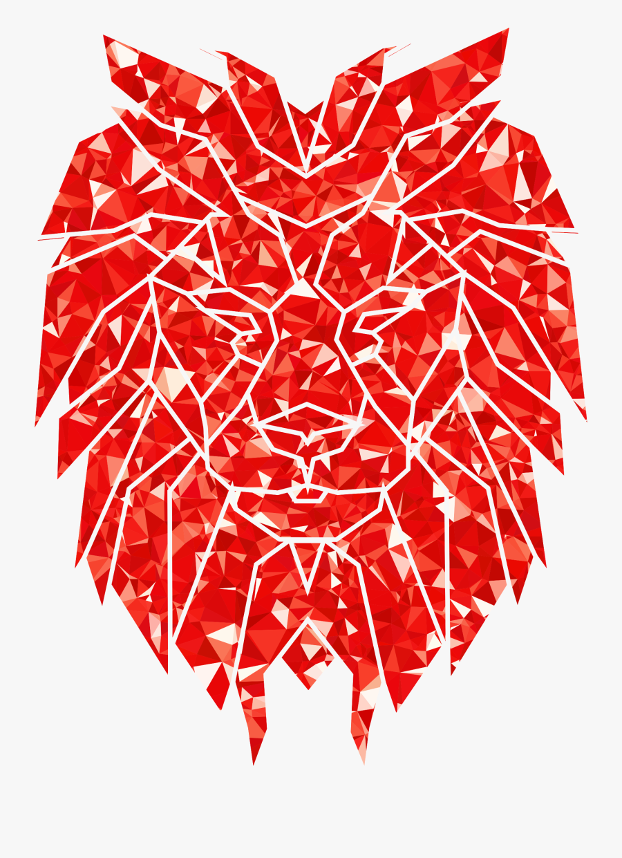 Transparent Sculptor Clipart - Red Lion Face Png, Transparent Clipart