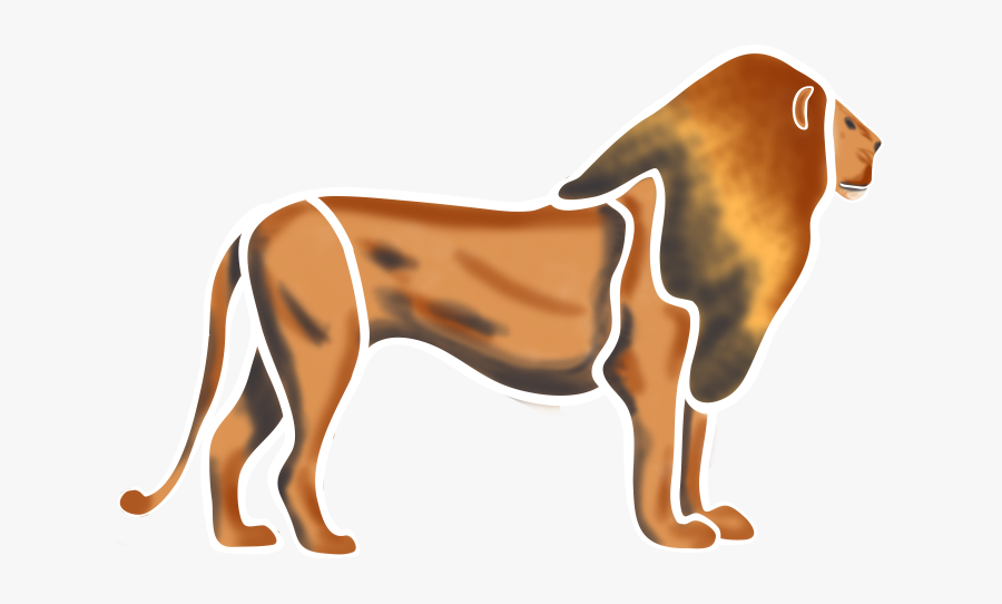 Lion Face Concept Lion Body Concept Lioness Face Concept - Batik Lion, Transparent Clipart