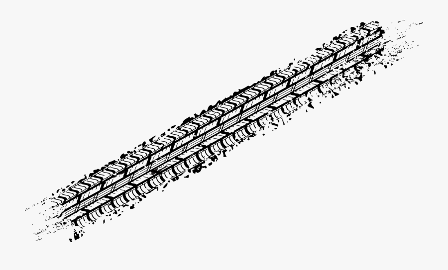 Tires Clipart Tread Marks - Tire Skid Marks Clipart, Transparent Clipart