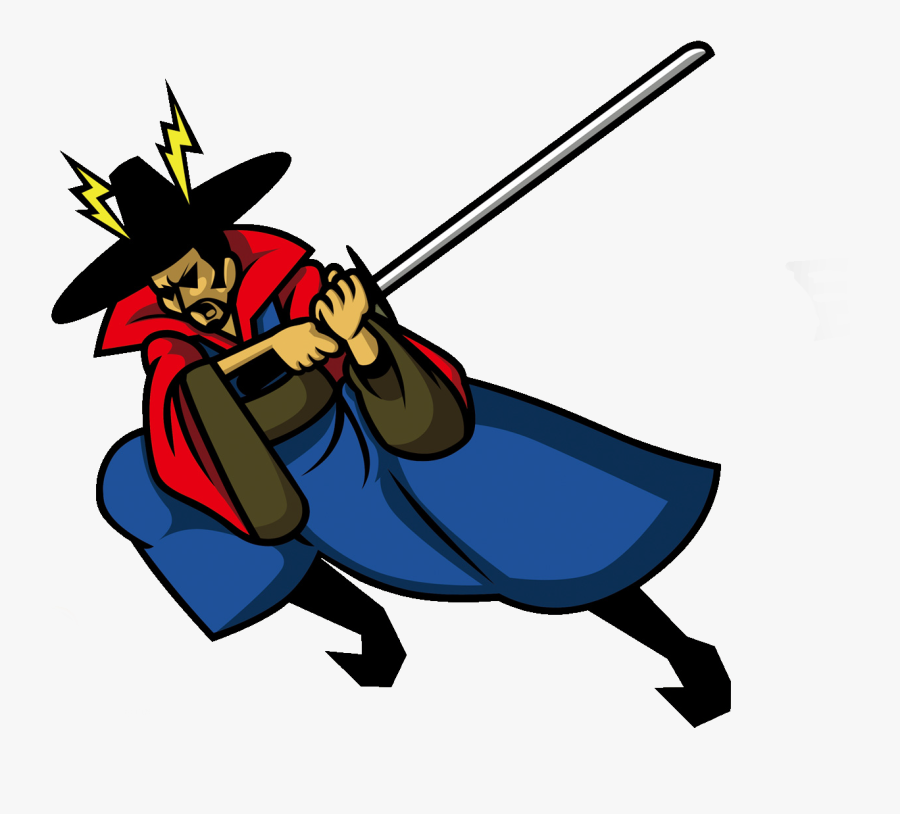 Samurai Clipart Historical - Wandering Samurai Rhythm Heaven, Transparent Clipart