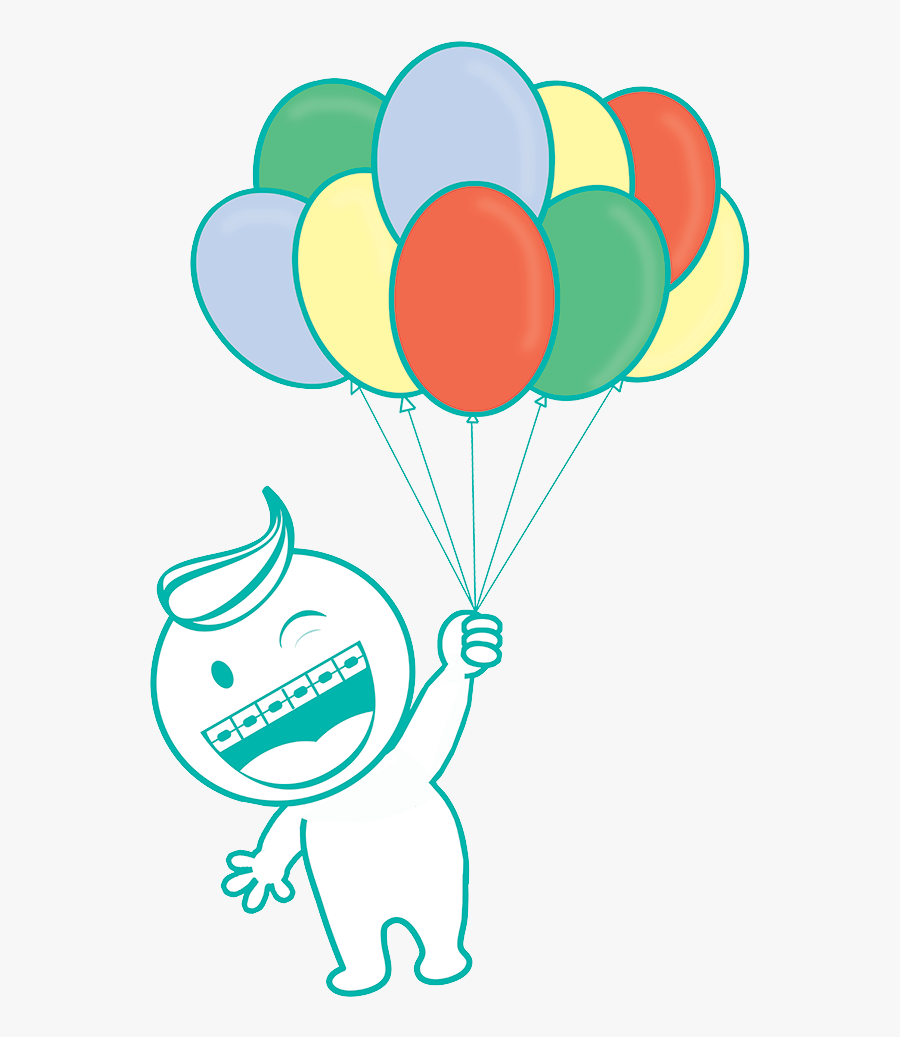 Orthodontics For Children - Balloon, Transparent Clipart