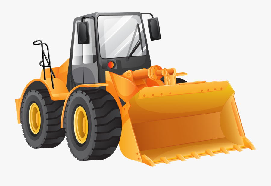 Tire Clipart Drawn - Bulldozer Clip Art, Transparent Clipart