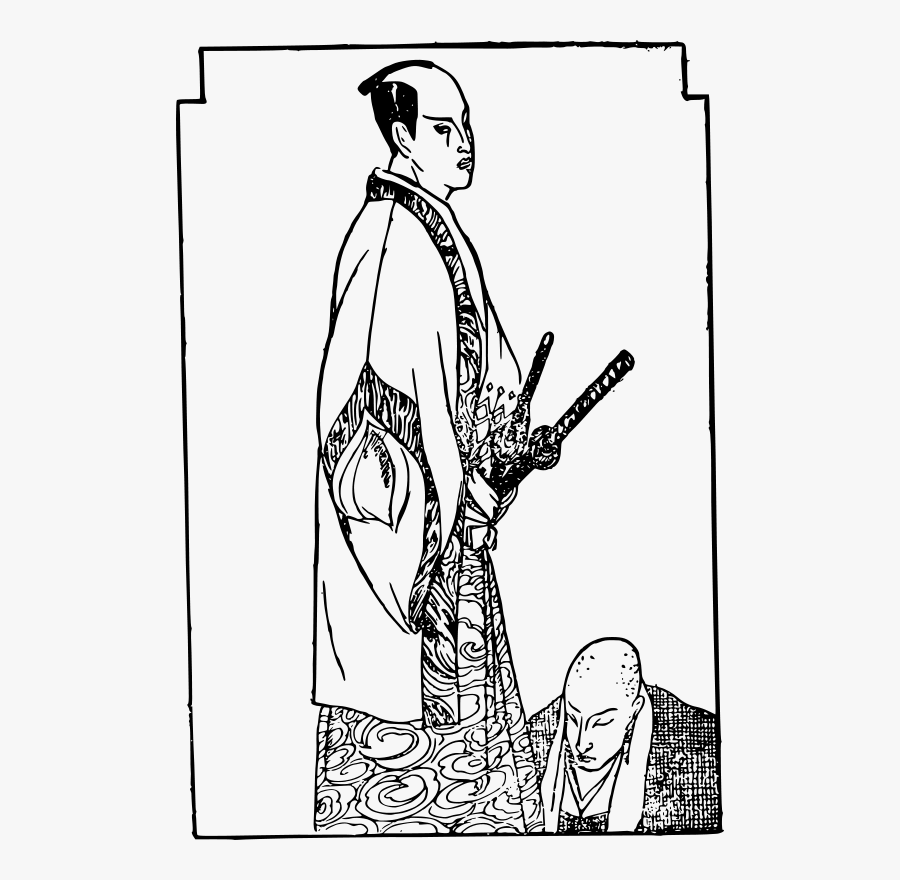 Samurai Guy - Samourai A Imprimer, Transparent Clipart