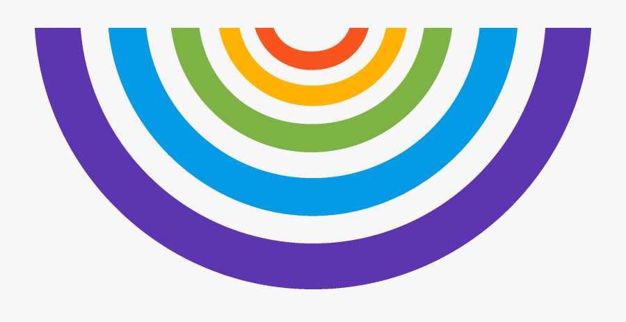 Upside Down Rainbow Clipart, Transparent Clipart