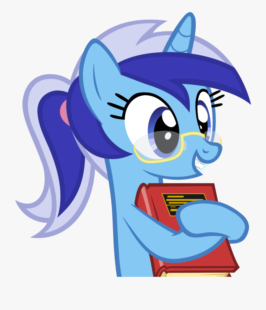 Kody02, Book, Braces, Female, Glasses, Mare, Minuette, - Mlp Nerdy, Transparent Clipart
