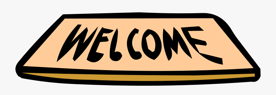Welcome Club Penguin Wiki - Welcome Mat Clipart Transparent, Transparent Clipart