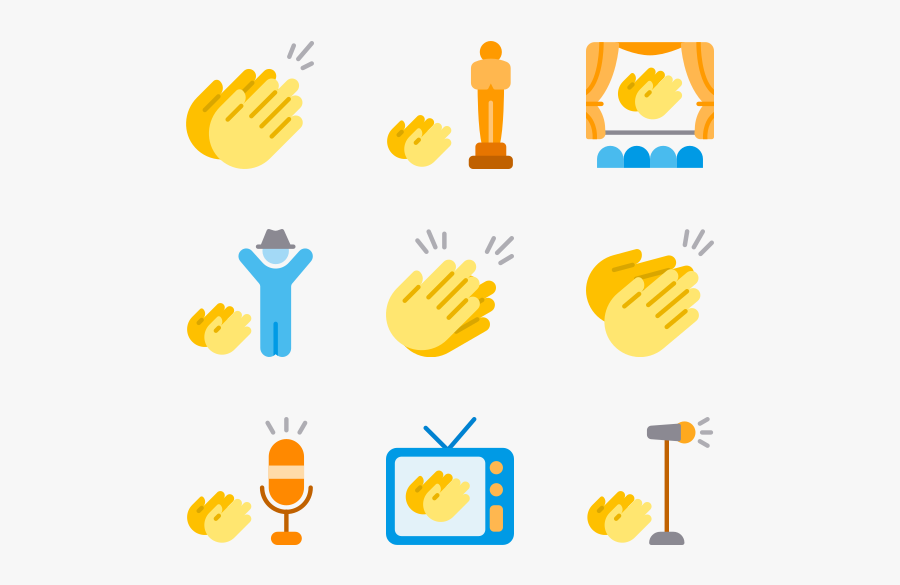 Clap Hands - Applause Icon, Transparent Clipart