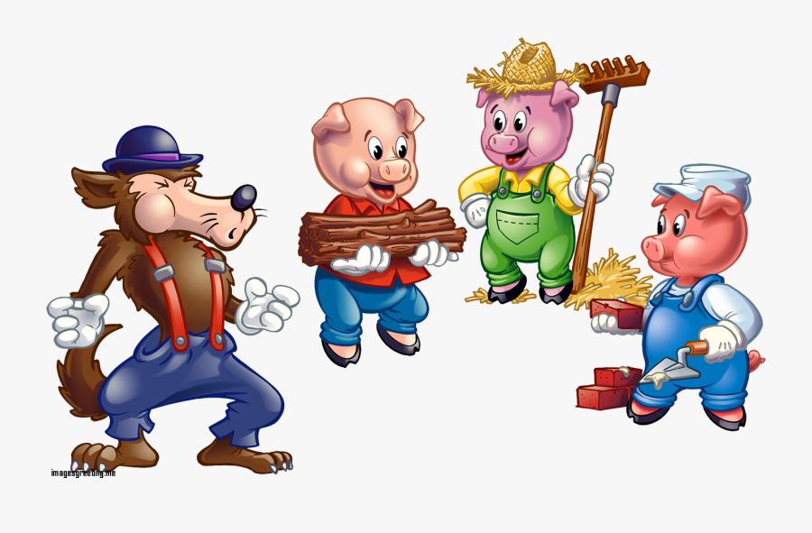 Awesome Clipart 50th Wedding Anniversary Clip Art 50th - Three Little Pigs And The Wolf, Transparent Clipart