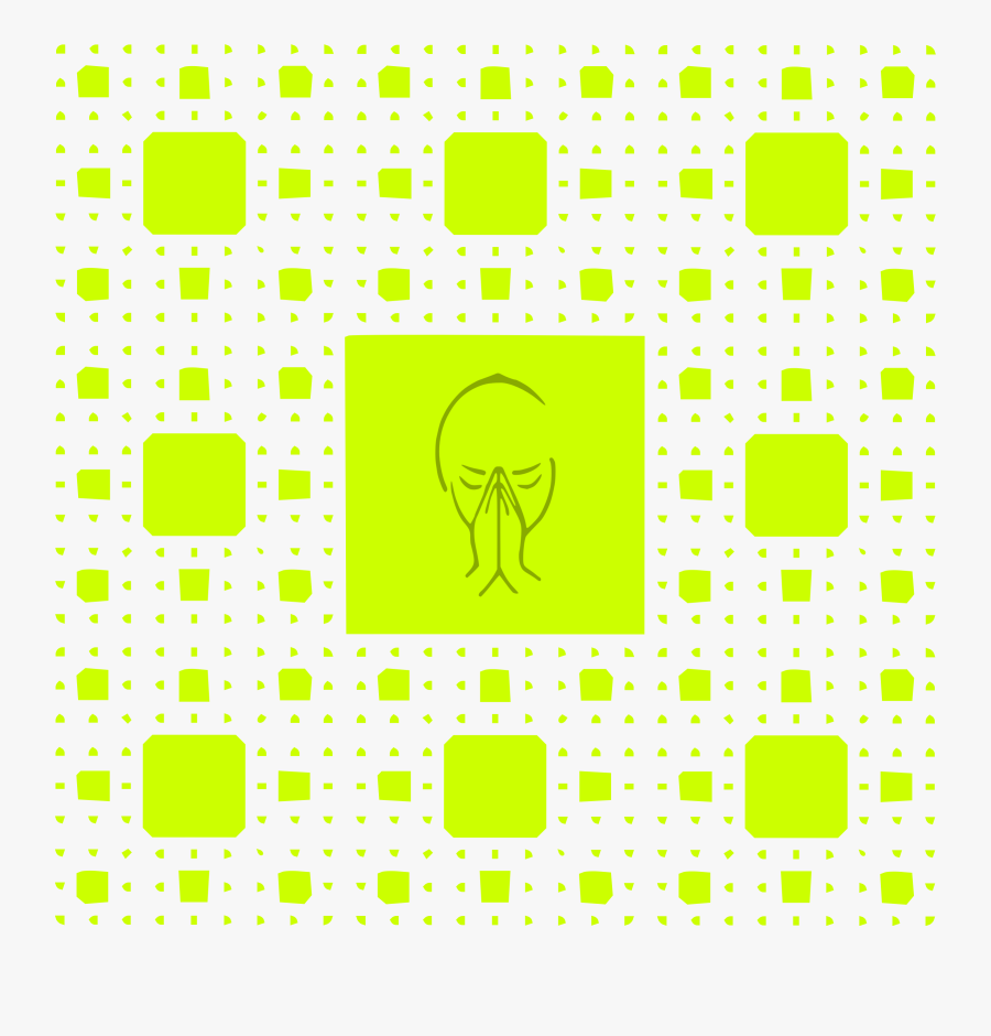 Serpinski Carpet - Sierpinski Carpet, Transparent Clipart
