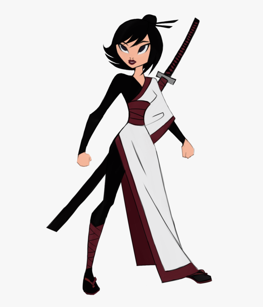 Ashi Yuna S Princess - Samurai Jack And Ashi, Transparent Clipart