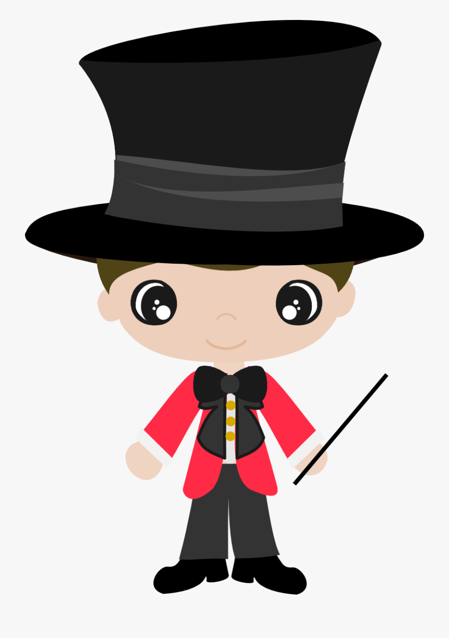 Fedora Clipart Ringmaster - Kid Ringmaster Clipart, Transparent Clipart