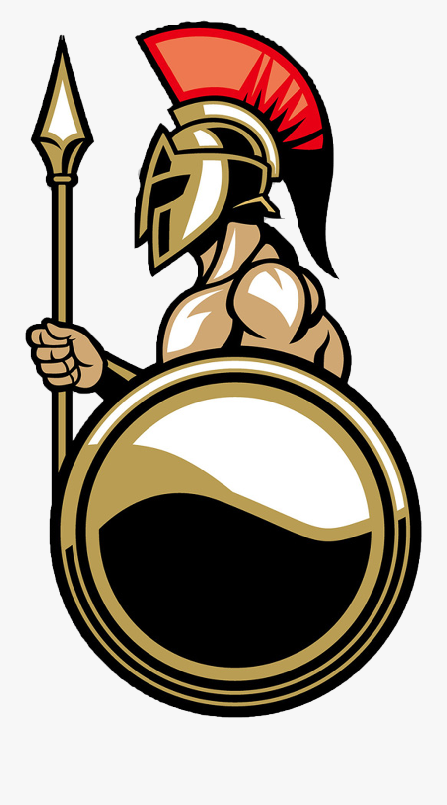 Samurai Clipart Terracotta Soldier - Spartan Logo Transparent Background, Transparent Clipart