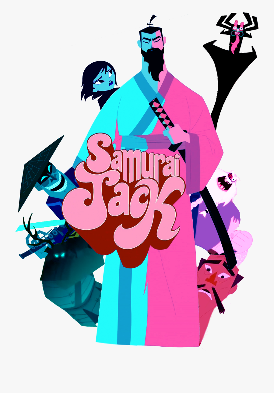 Samurai Jack Xcix Leaked Clipart , Png Download - Samurai Jack Retro Poster, Transparent Clipart