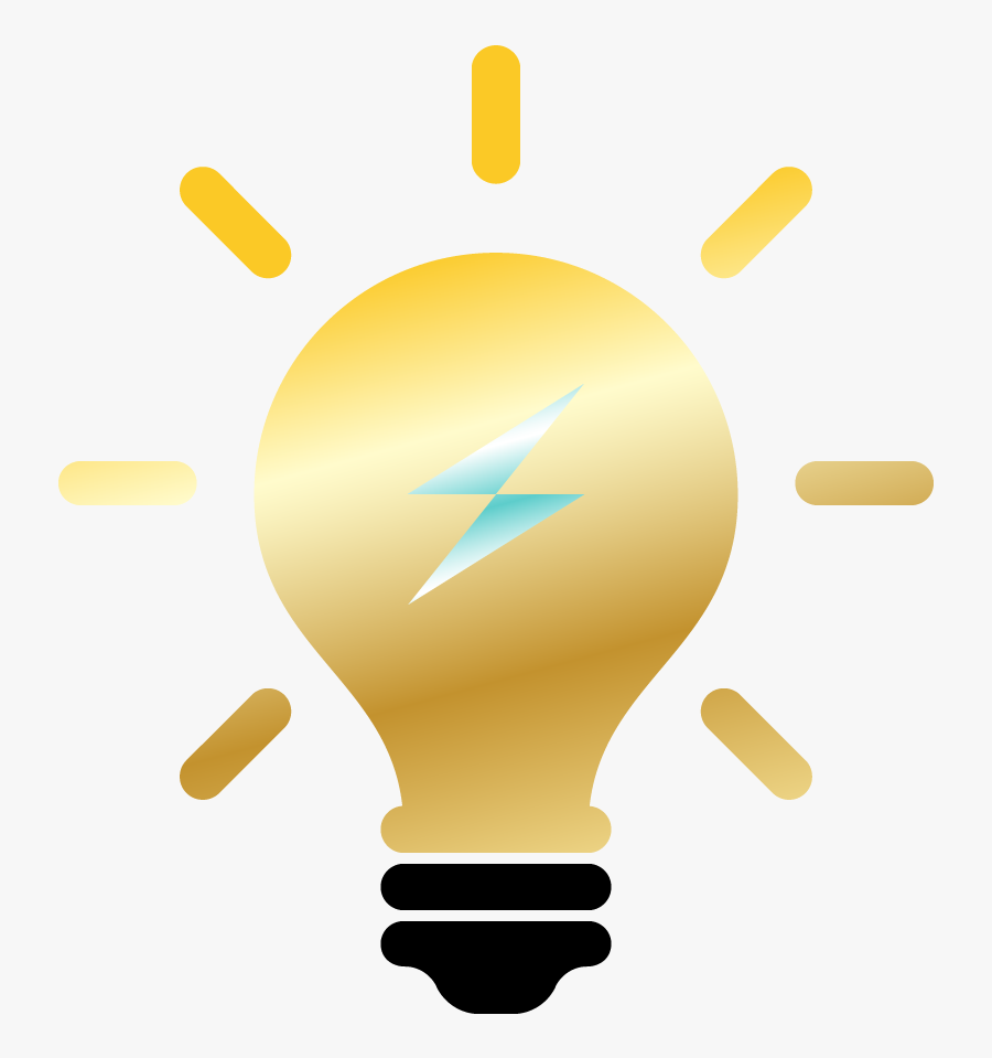 Clip Art Sparks Black And - Light Bulb Icon Png Transparent, Transparent Clipart