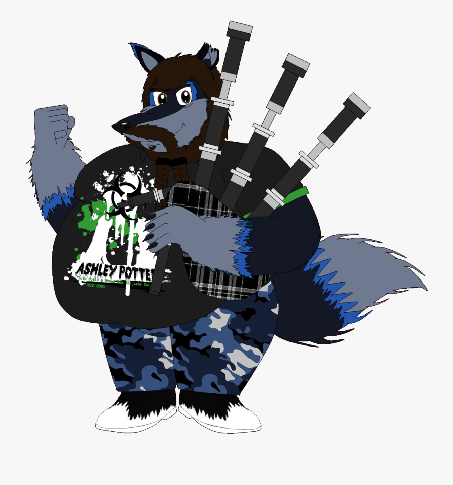 Bagpipes By Ashleywolf259 Ashley Render - Cartoon, Transparent Clipart