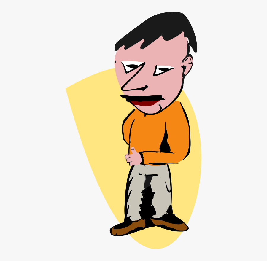 Man With Sleepy Face - Laki Laki Mengantuk Animasi Transparent, Transparent Clipart