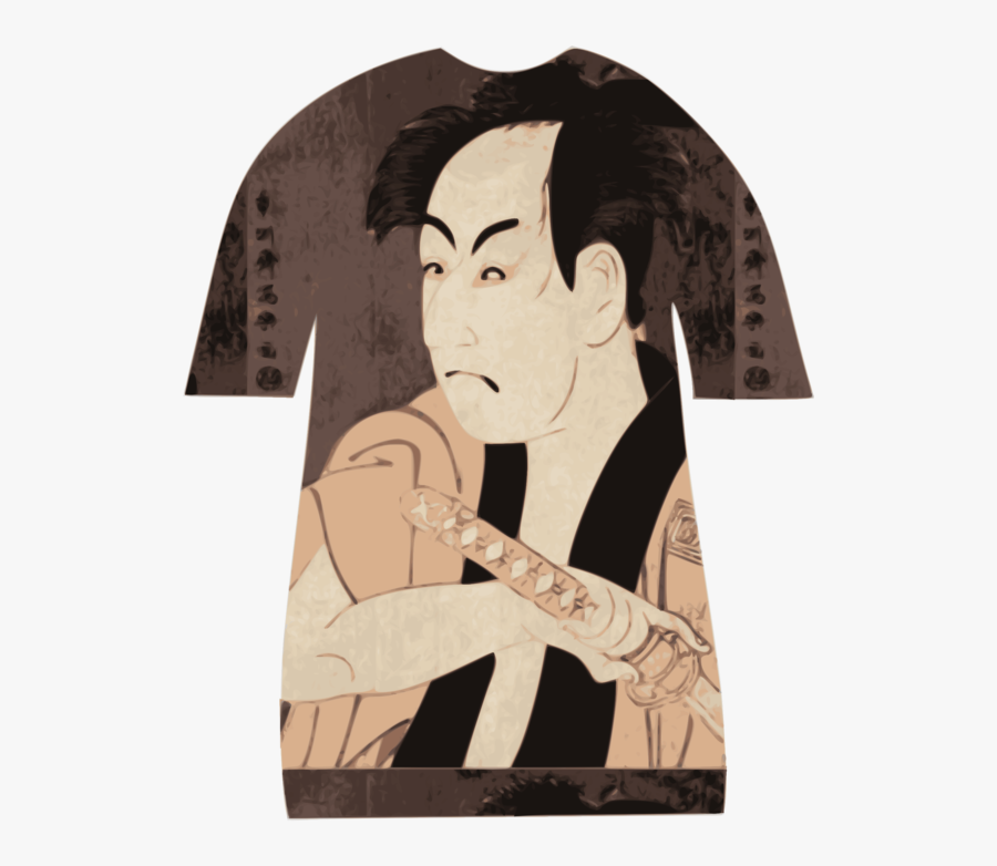 Woman,art,neck - Toshusai Sharaku, Transparent Clipart