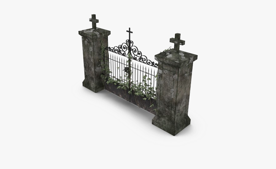 Cemetery Gates Png Clipart - Cemetery Gate Png, Transparent Clipart