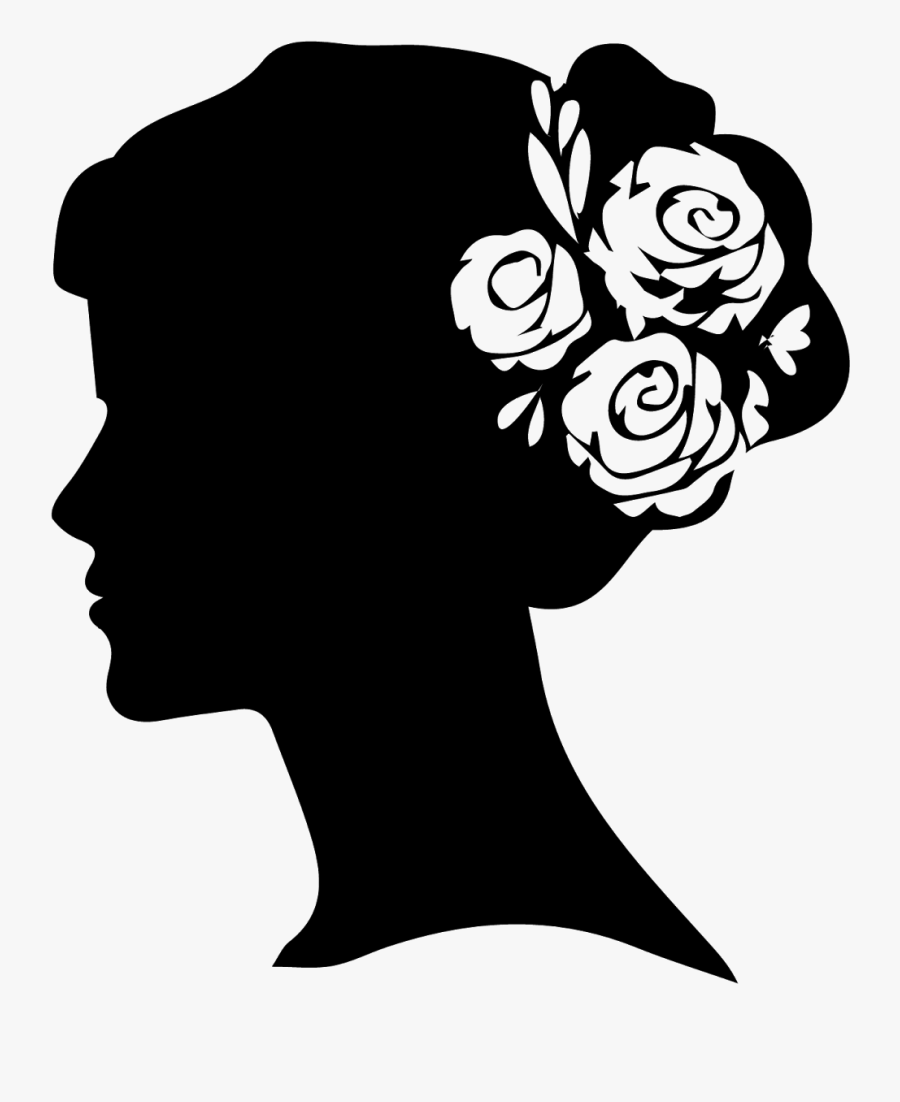 Png Black And White Silhouette Portraits Real Editors - Picsart Cliparts, Transparent Clipart