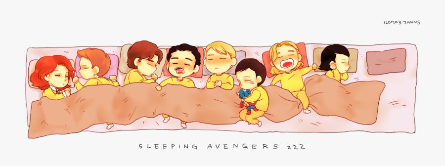Transparent People Sleeping Png - Bruce Banner And Natasha Romanoff Fan Art, Transparent Clipart