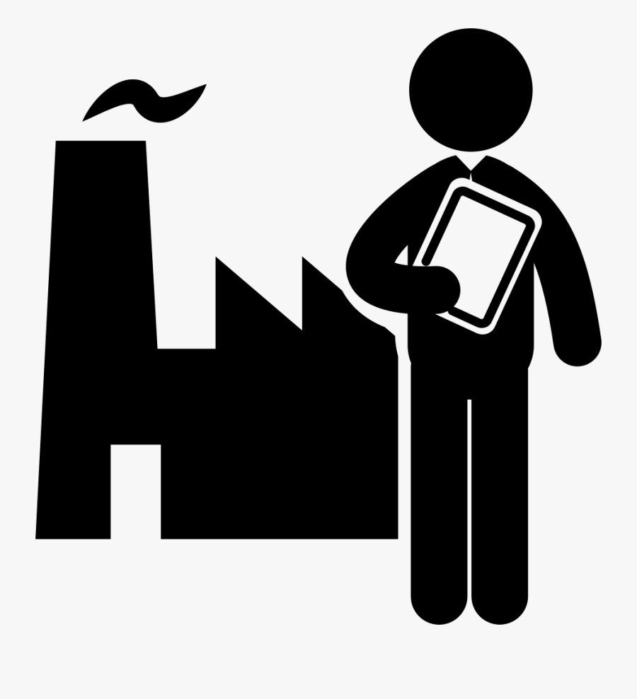 Factory Clipart Clothing Factory - Factory Worker Icon Png, Transparent Clipart