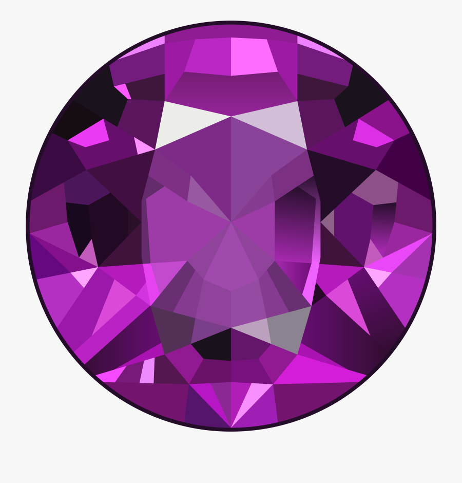 Pink Jewel Cliparts - Png Gems, Transparent Clipart