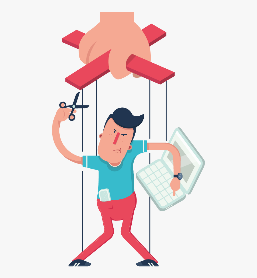 How To Hack An Engineer - Puppet Cutting Strings, Transparent Clipart