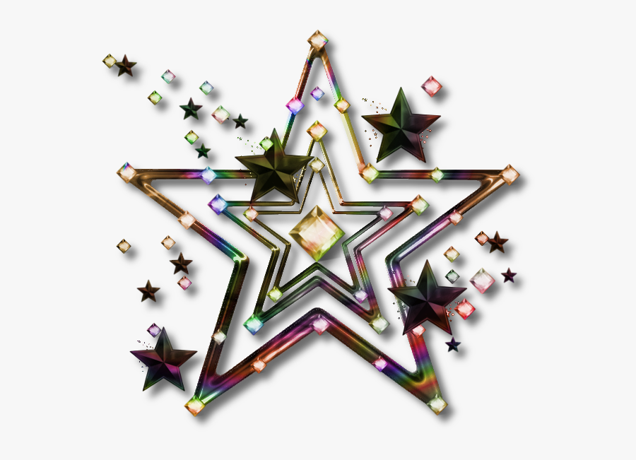 Transparent Purple Stars Clipart, Transparent Clipart