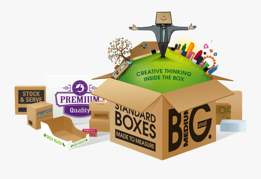 Corrugated Box Collection - Corrugated Fiberboard, Transparent Clipart