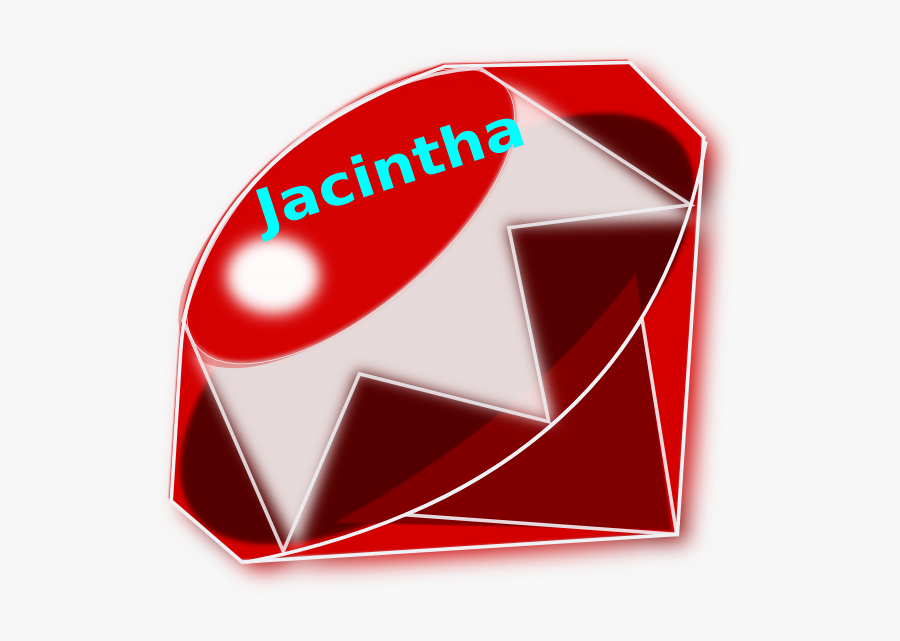 Red Jewel Logo Svg Clip Arts - Red, Transparent Clipart