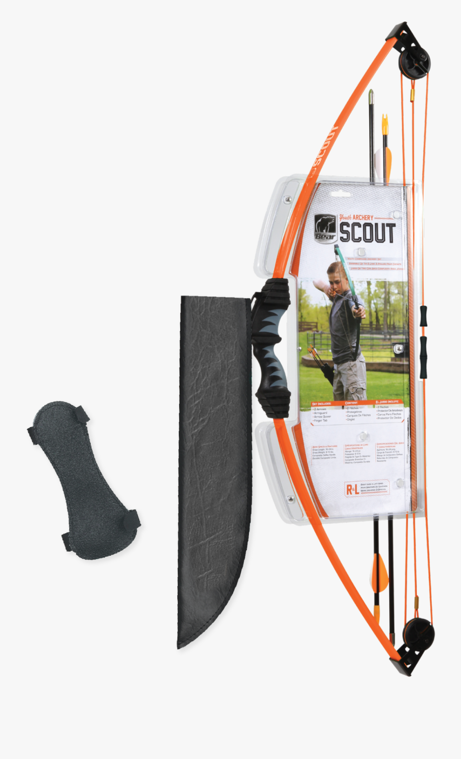 Bear Archery Scout Youth Bow Set Includes Arrows, Armguard, Bear