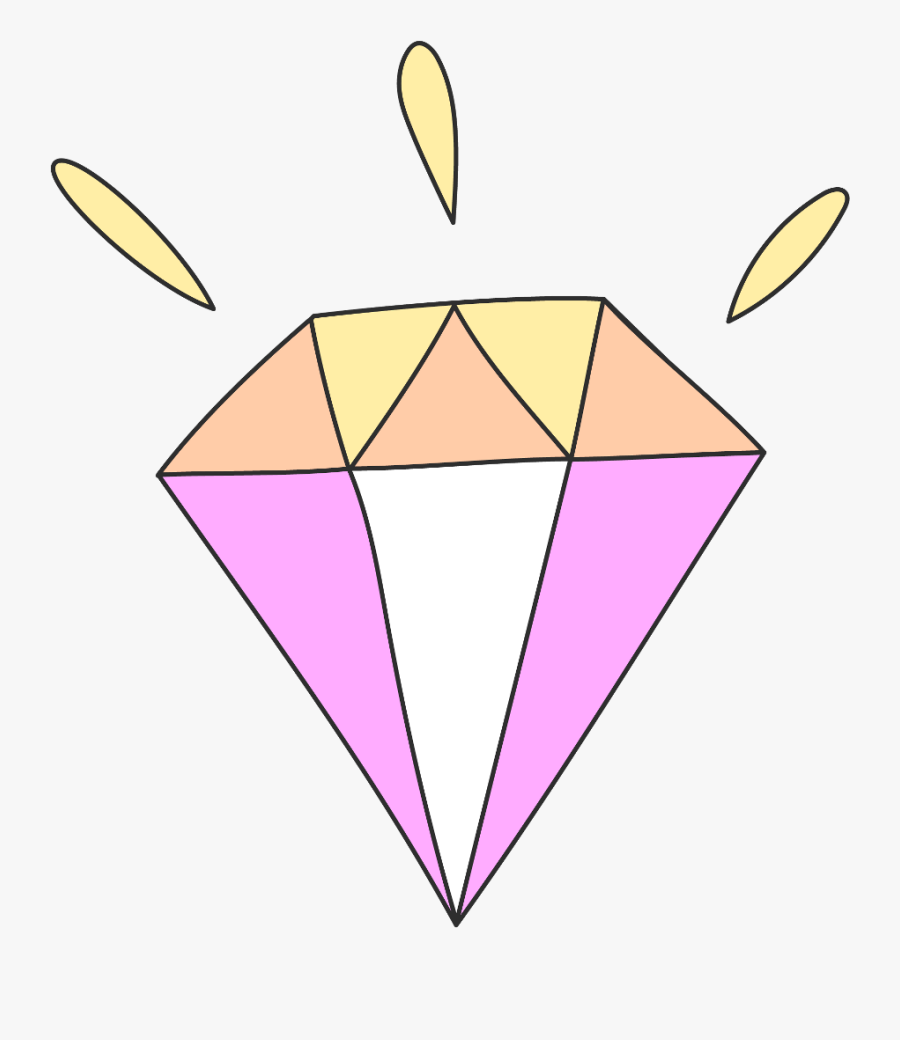 Ftestickers Accent Pretty Cutefr - Triangle, Transparent Clipart