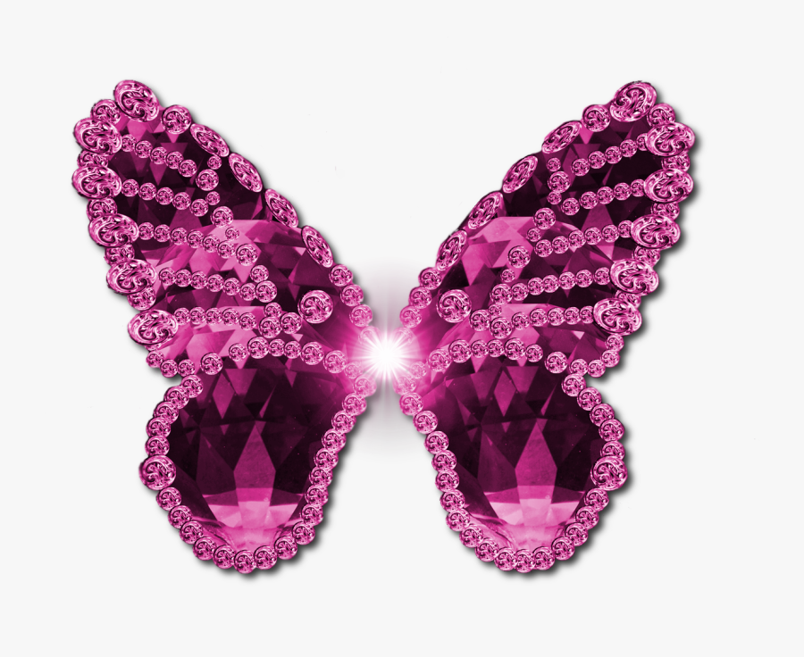 Clip Art Pink Jewels - Pink Glitter Transparent Png, Transparent Clipart