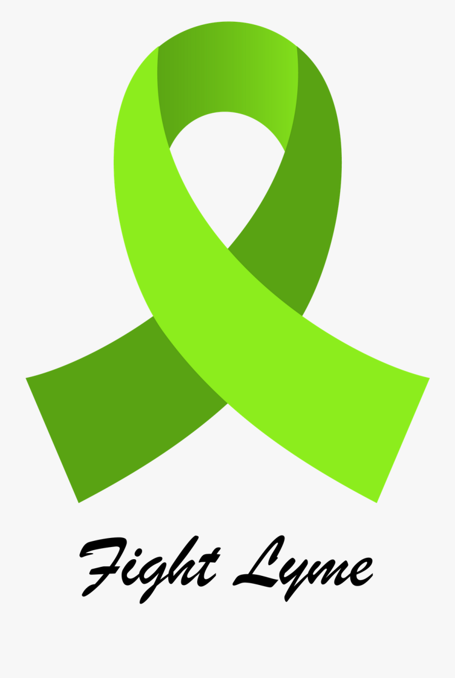 And There Are Many Ways To Prevent Tick Bites - Lyme Disease Green Ribbon, Transparent Clipart