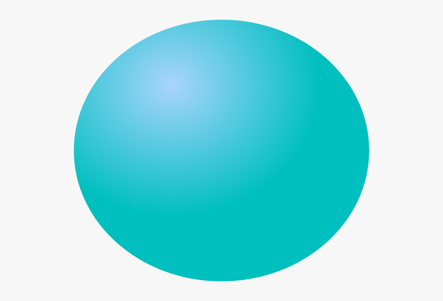 Blue Sphere Png - Light Blue Ball Clipart, Transparent Clipart
