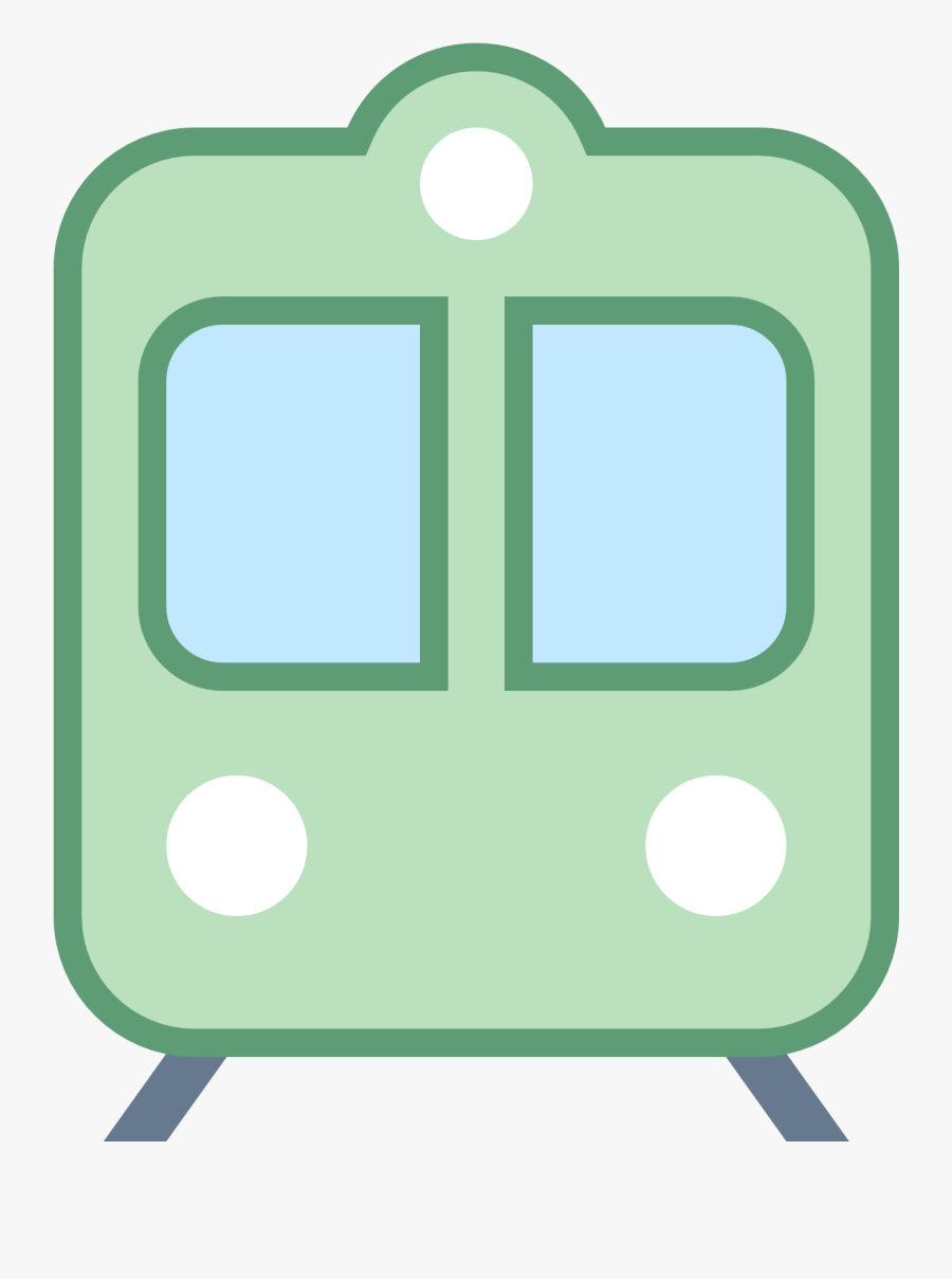 Clipart Train Modern - Icon, Transparent Clipart