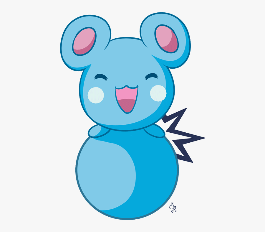 Azurill Yay By Exceru-hensggott Azurill Best Pokemon - Cartoon, Transparent Clipart