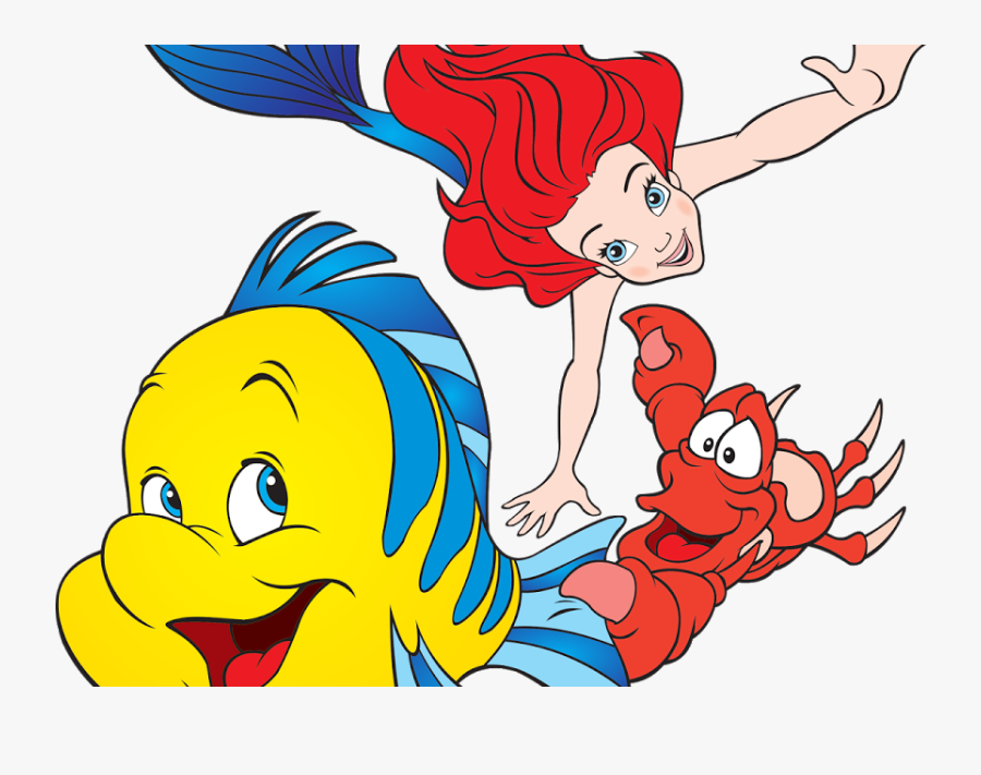Little Mermaid Digital Scrapbooking Pack - Ariel Mermaid Friends Png, Transparent Clipart