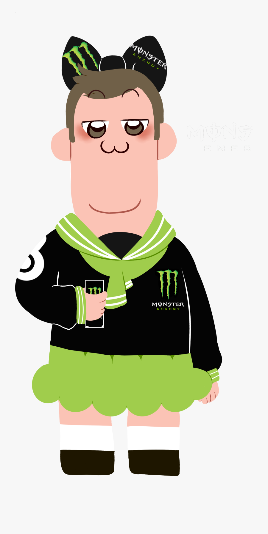 Transparent Yay Clipart - Discord Emoji Monster Energy, Transparent Clipart
